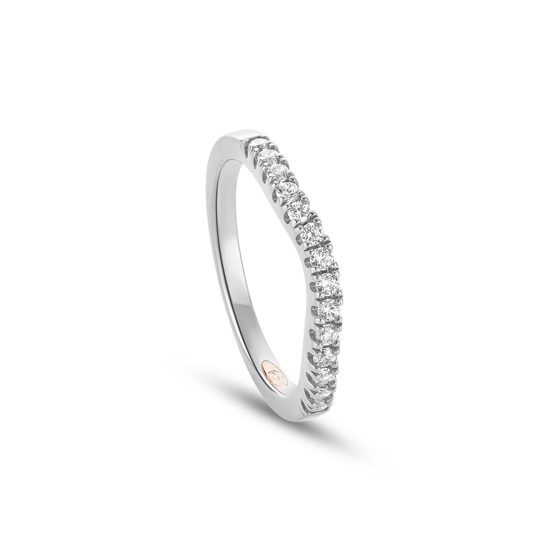 9ct White Gold Love Divine Wedding Ring