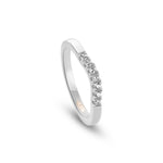 9ct White Gold Past Present Future® Wedding Ring