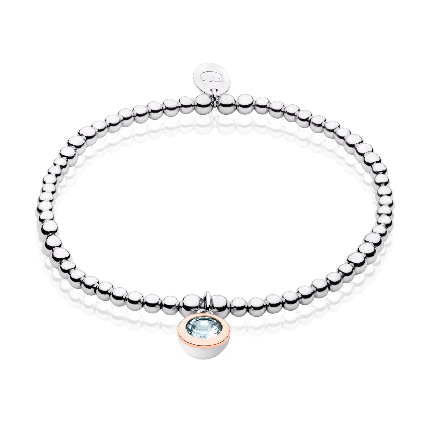 March Birthstone Silver and Aquamarine Affinity Bracelet – Clogau 