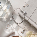 June Birthstone Silver and Moonstone Affinity Bracelet