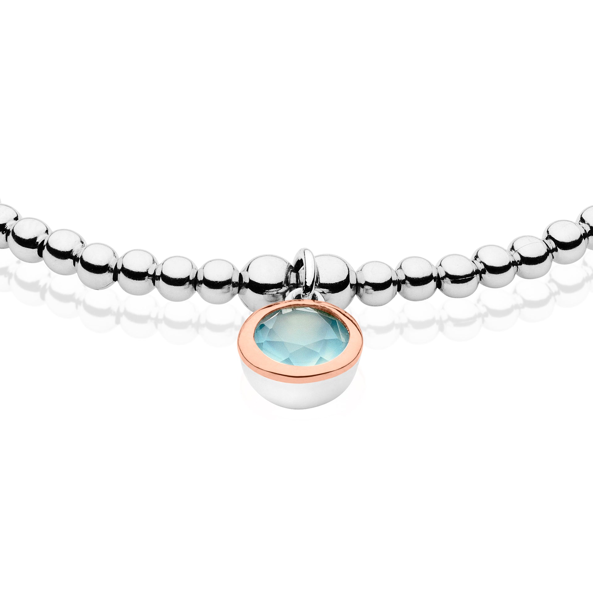 September Birthstone Silver and Agate Affinity Bracelet