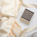 November Birthstone Silver and Citrine Earrings