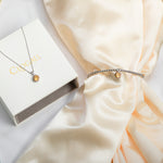 November Birthstone Silver and Citrine Affinity Bracelet