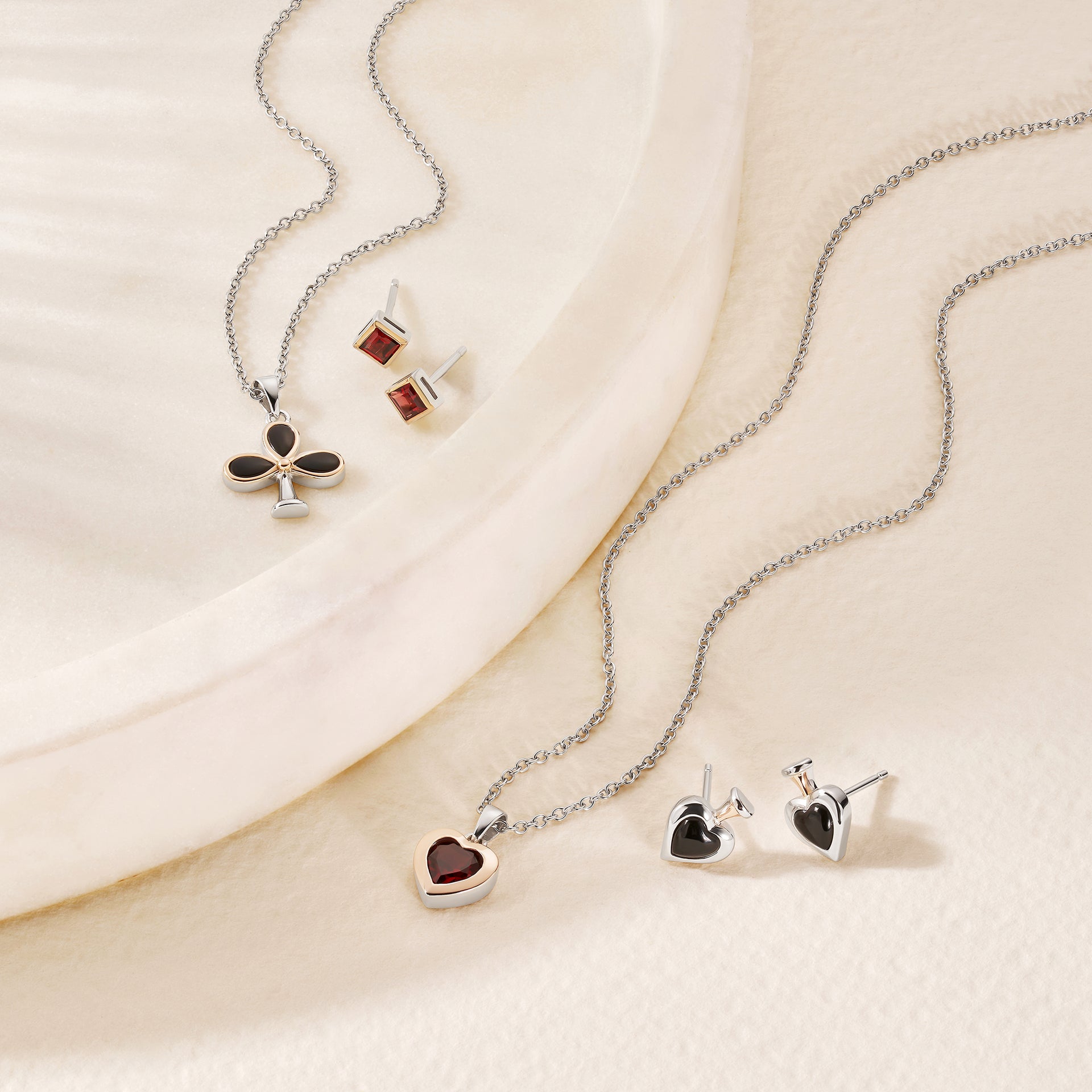 Clogau® Magical Alice Garnet Earrings