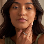 Clogau® Celebration Sterling Silver Crown Ring with Topaz