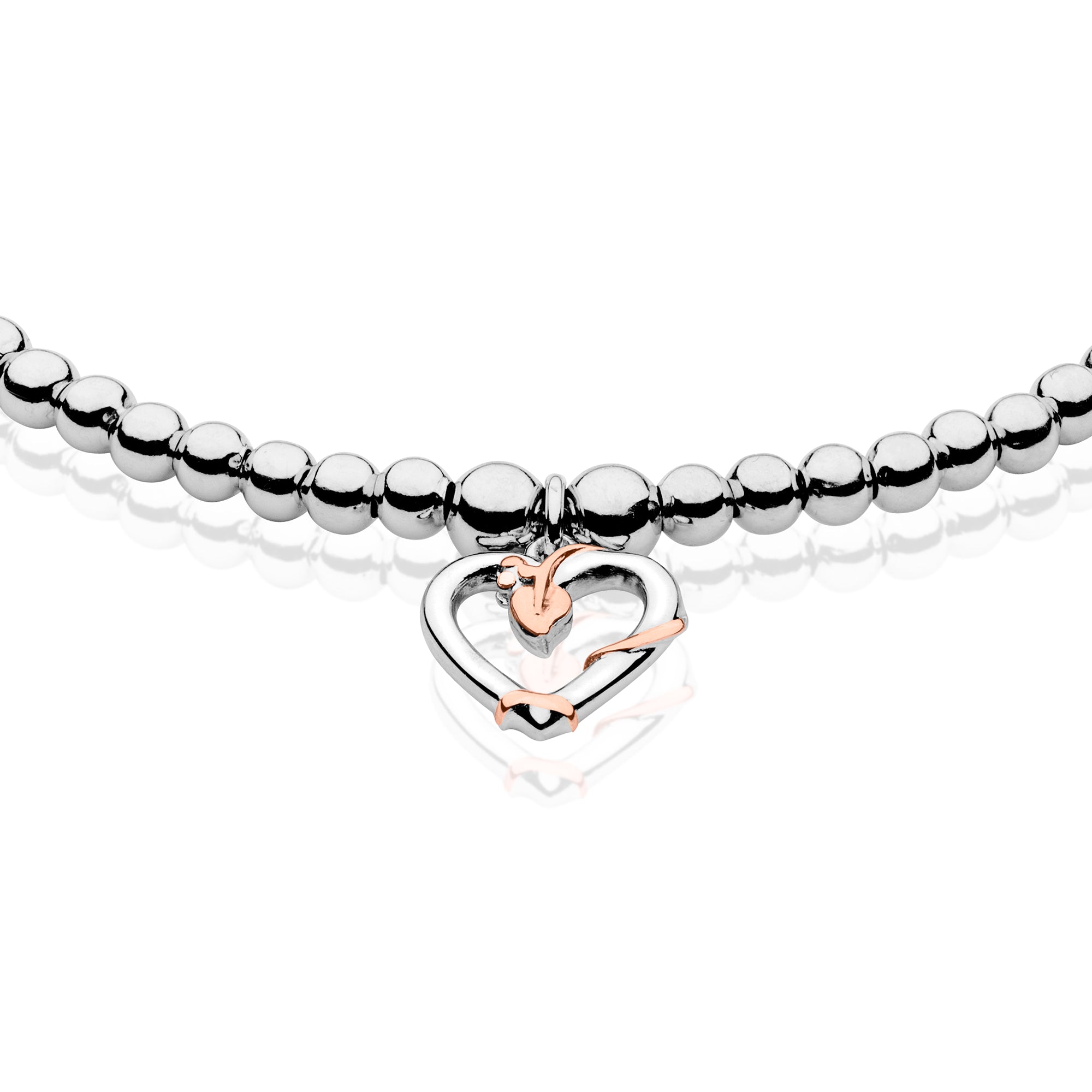 Tree of Life Vine Heart Affinity Bead Bracelet Clogau Outlet