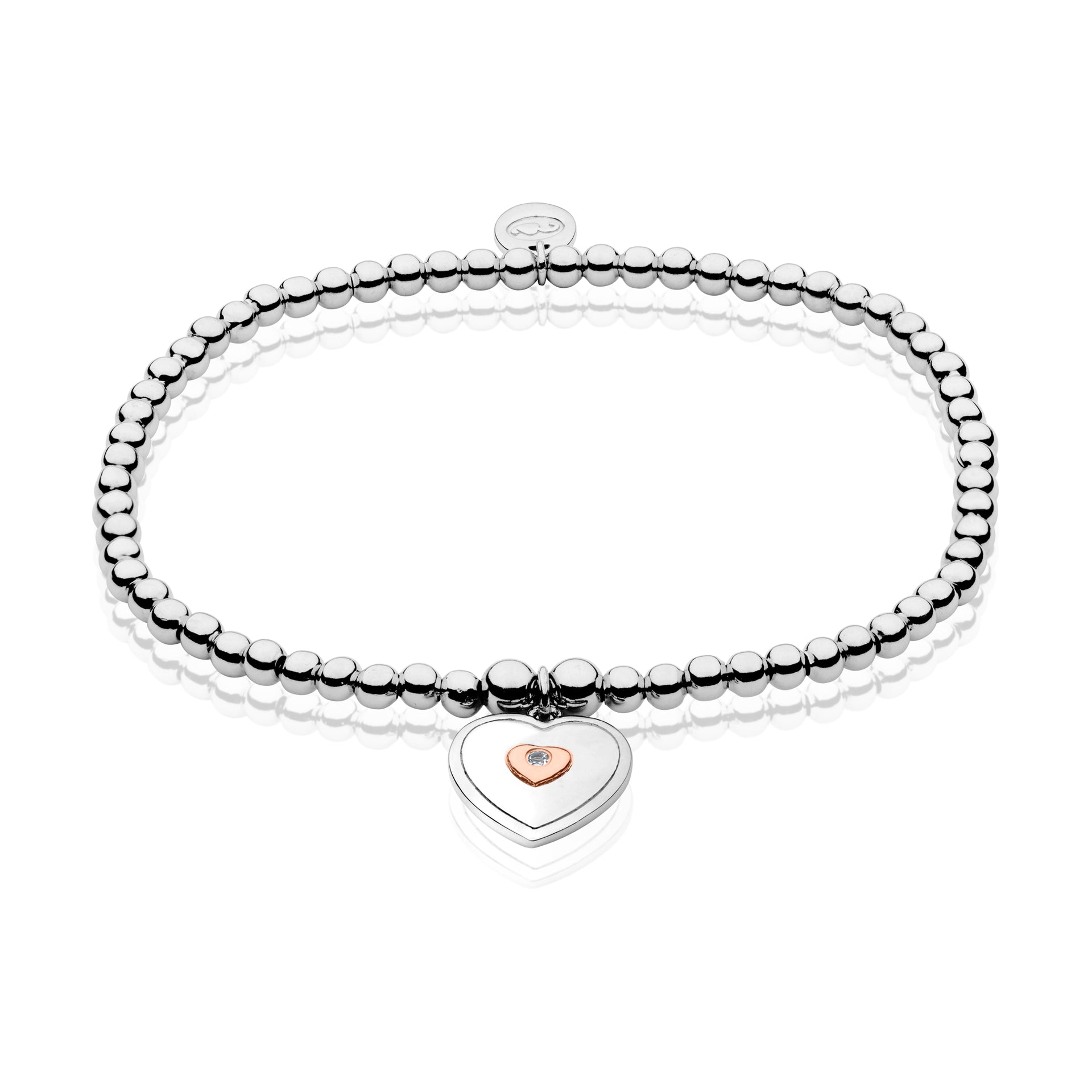 Cariad® Heart White Topaz Affinity Bead Bracelet – Clogau Outlet