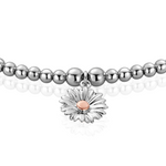 Daisy Silver Affinity Bead Bracelet