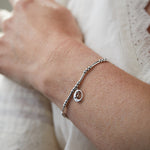Moon and Star Affinity Bead Bracelet