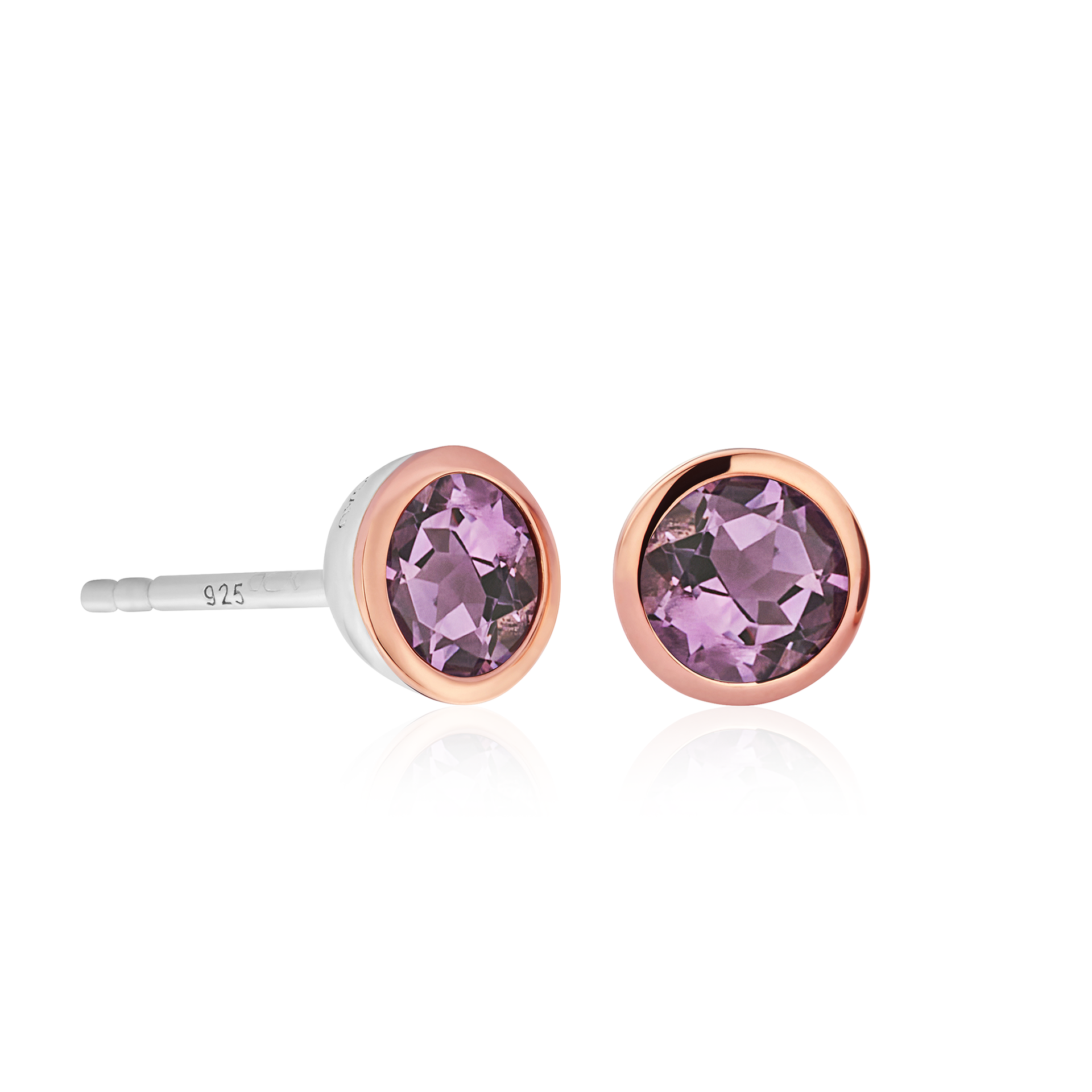 February birthstone earrings discount