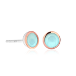 September Birthstone Silver and Agate Earrings