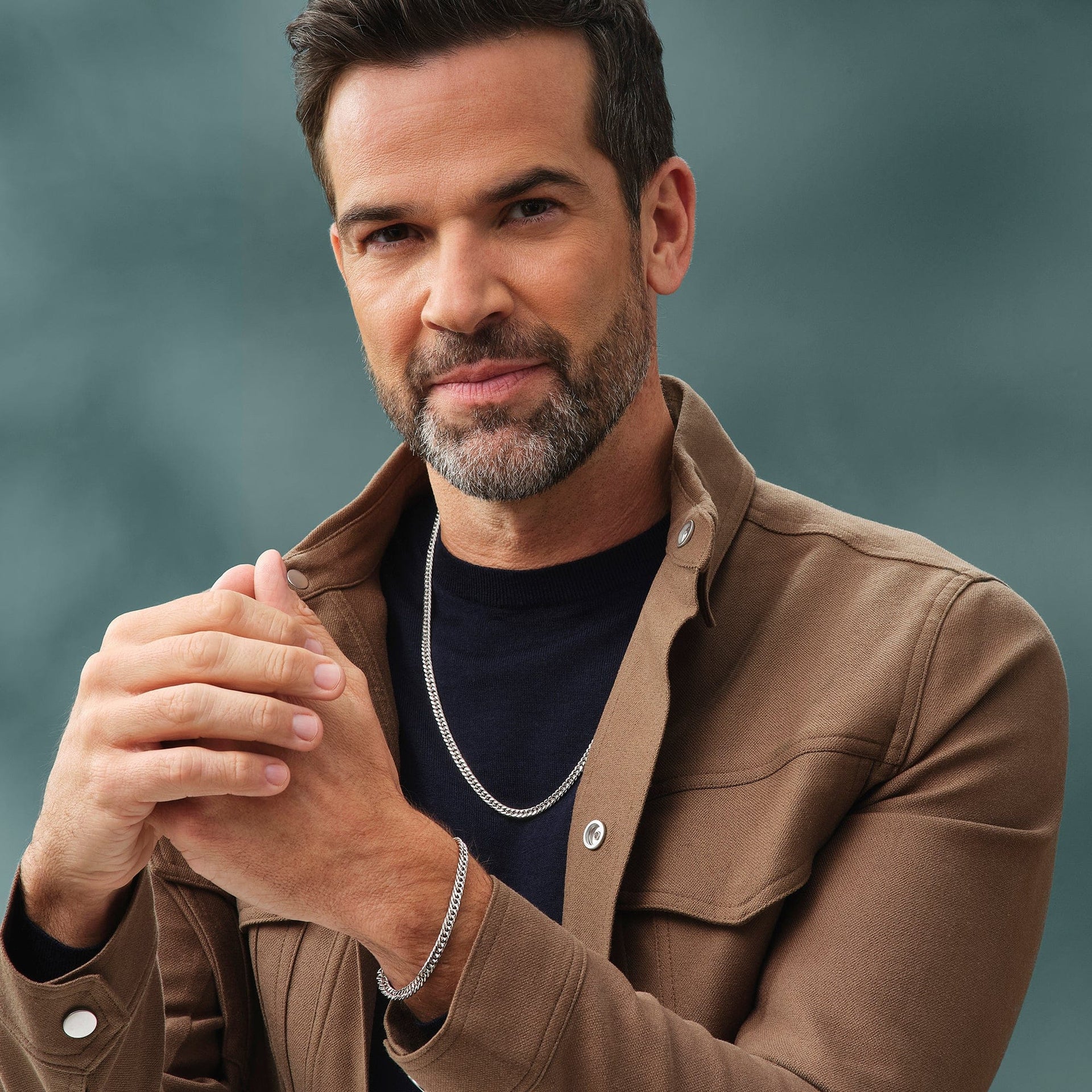 Insignia Sterling Silver Curb Chain Necklace