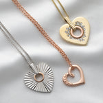 Cariad Horizon Heart Pendant