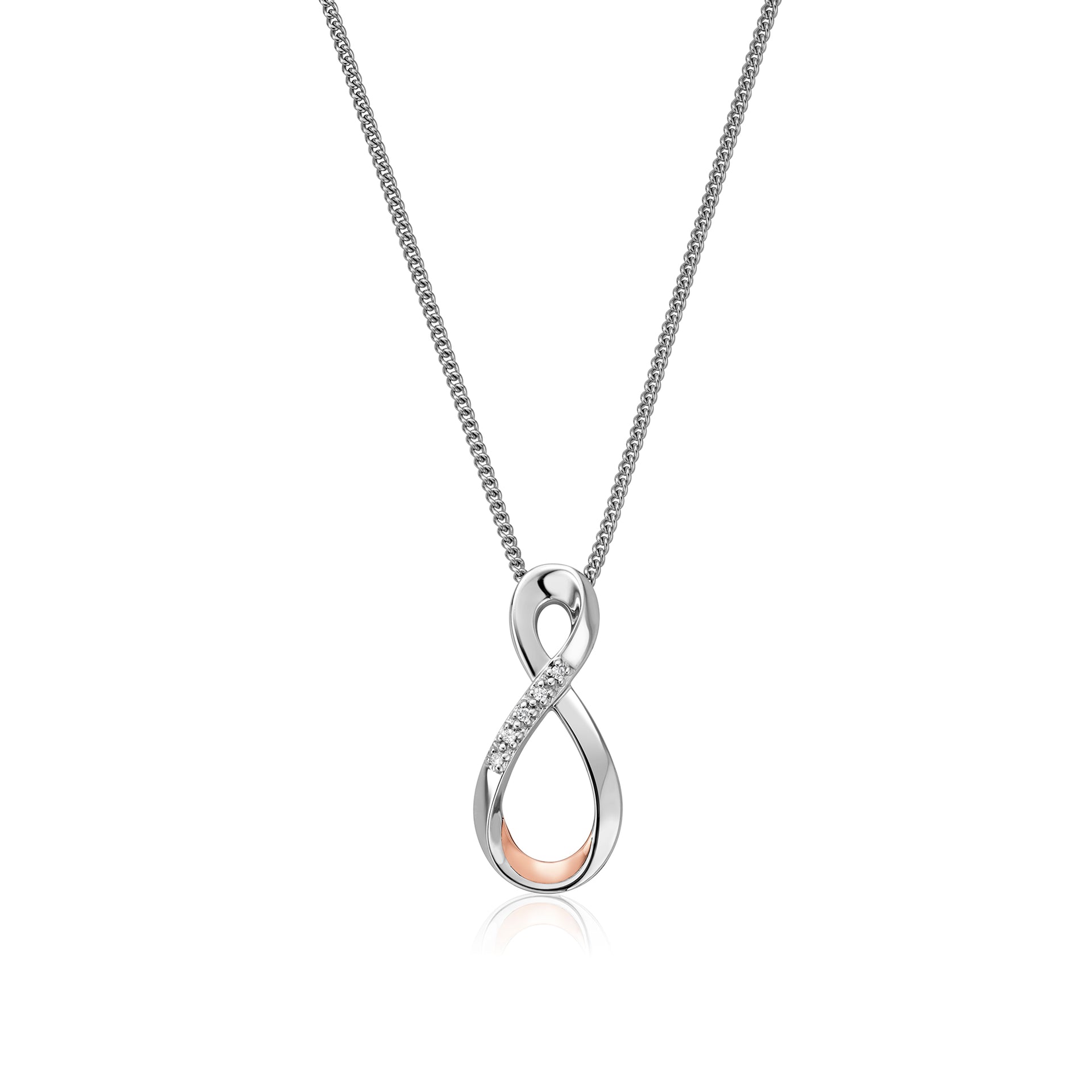 Eternity Diamond Drop Pendant