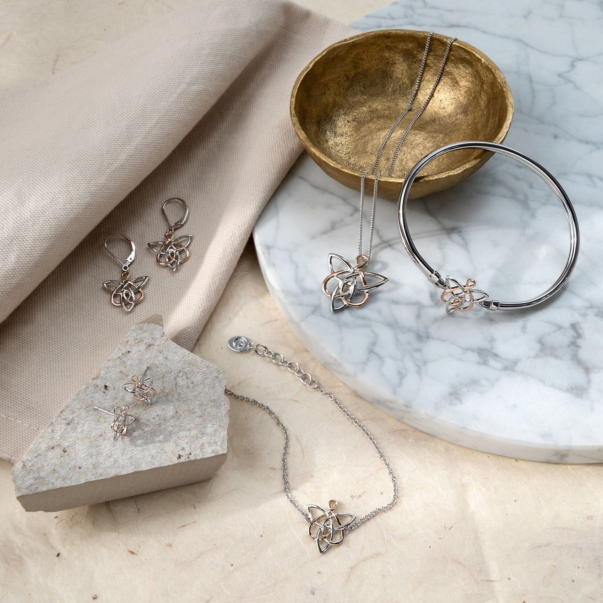 Fairies of the Mine Silver Pendant