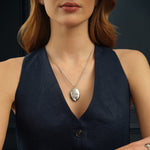 Nature's Wonder Sterling Silver Forget-Me-Not Locket