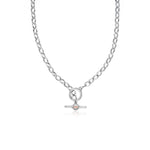 Tree of Life® Insignia T-Bar Silver Necklace