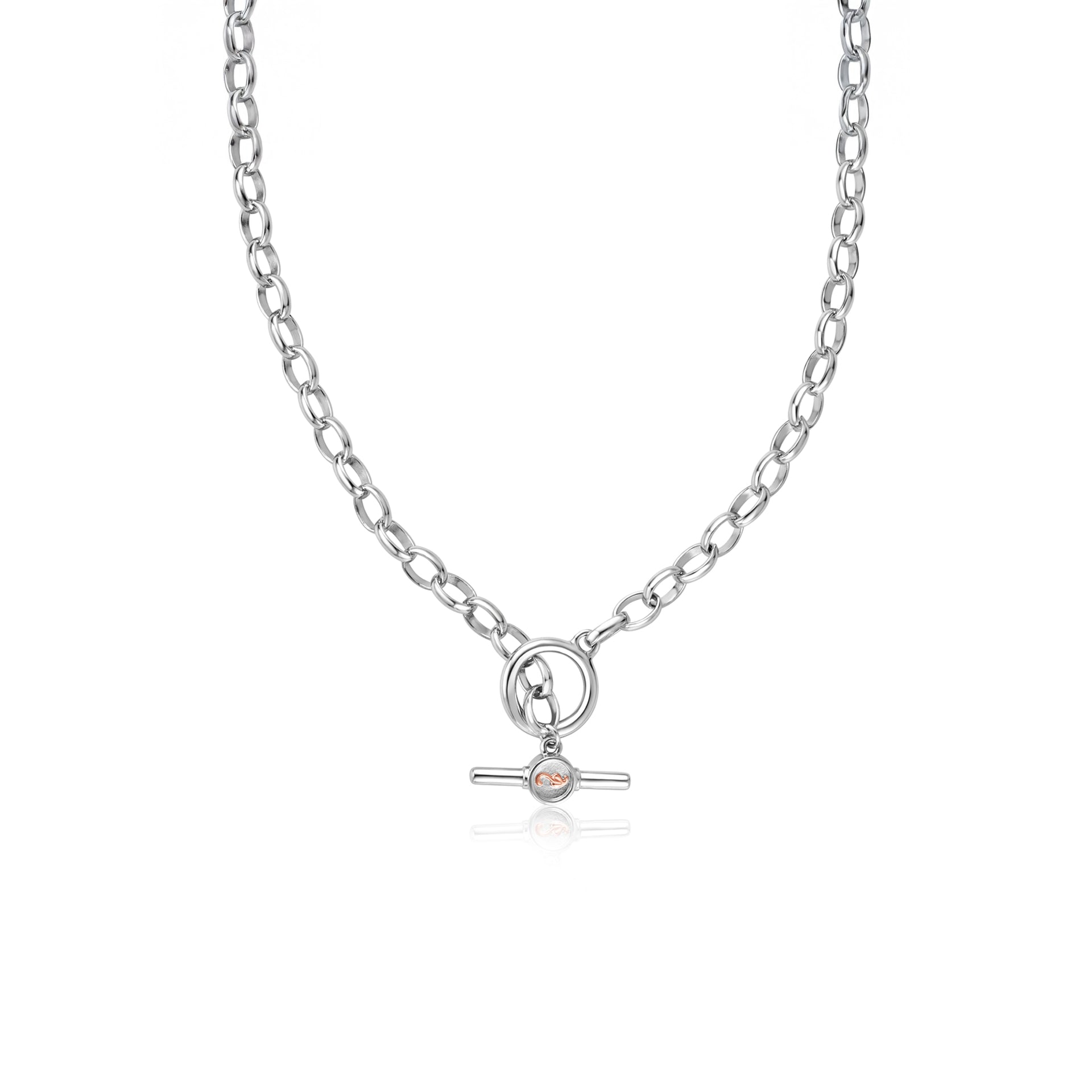 Tree of Life® Insignia T-Bar Silver Necklace