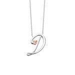 Tree of Life® Initials Silver Necklace - Letter D