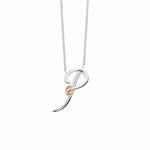 Tree of Life® Initials Silver Necklace - Letter P