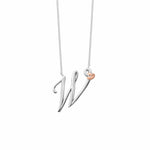 Tree of Life® Initials Silver Necklace - Letter W