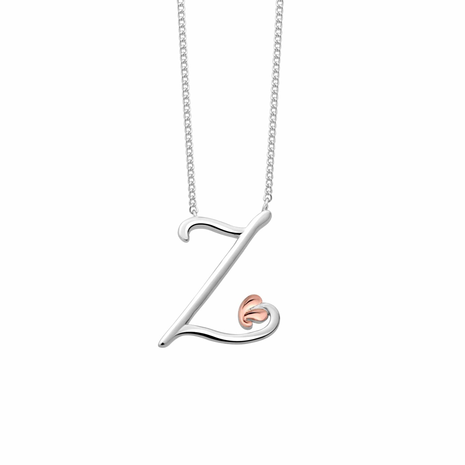 Tree of Life® Initials Silver Necklace - Letter Z