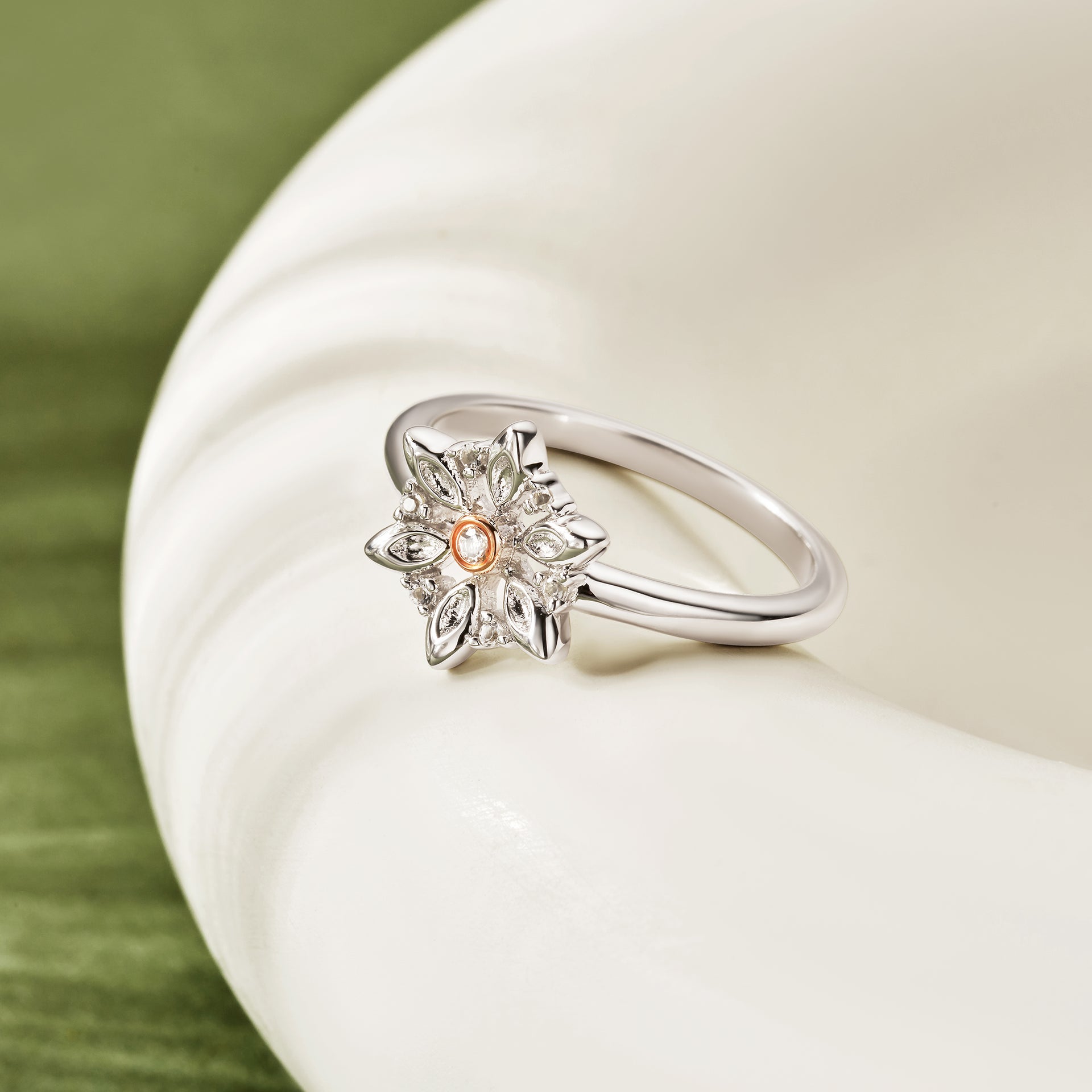 Lady Snowdon White Topaz Ring