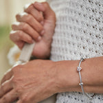 Hearts Entwined Milestones® Silver Charm