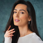 Lover's Twist Silver Drop Earrings