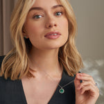Reflections of Padarn Silver and Malachite Stud Earrings