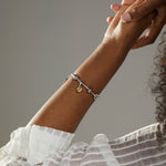 August Milestones® Birthstone Silver and Peridot Charm