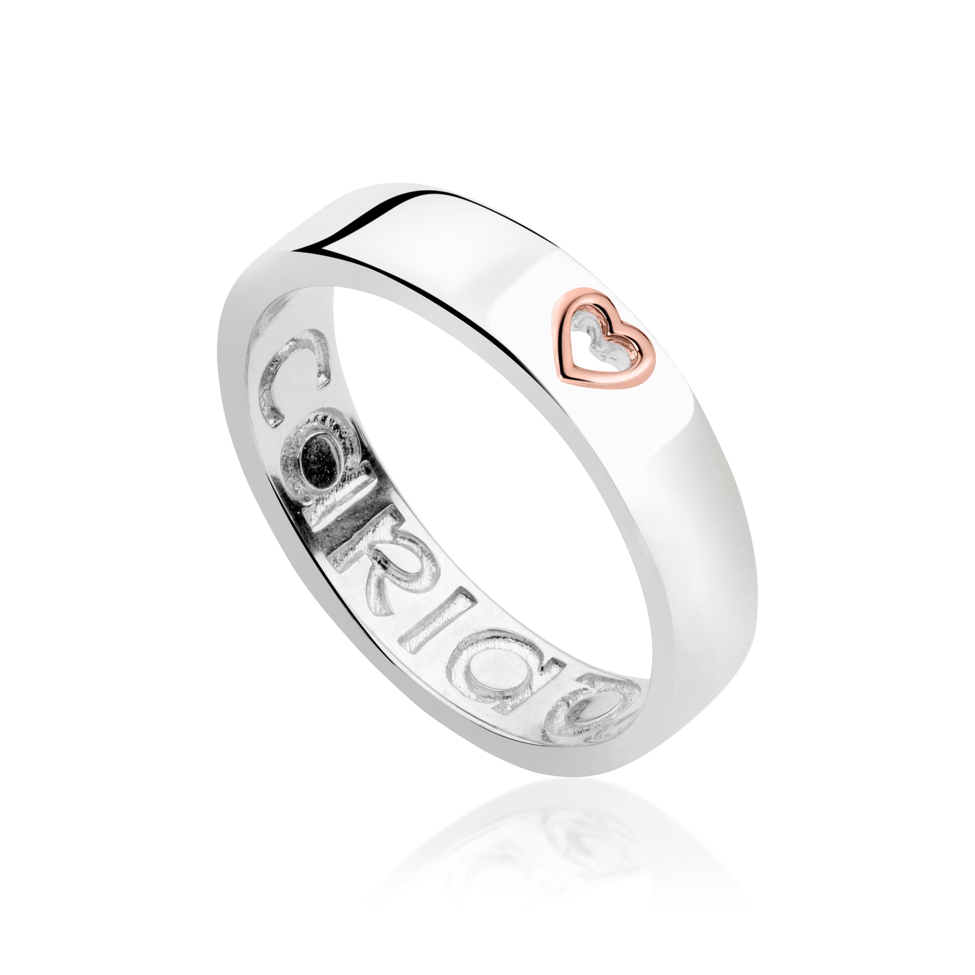 Take My Heart Wide Band Ring