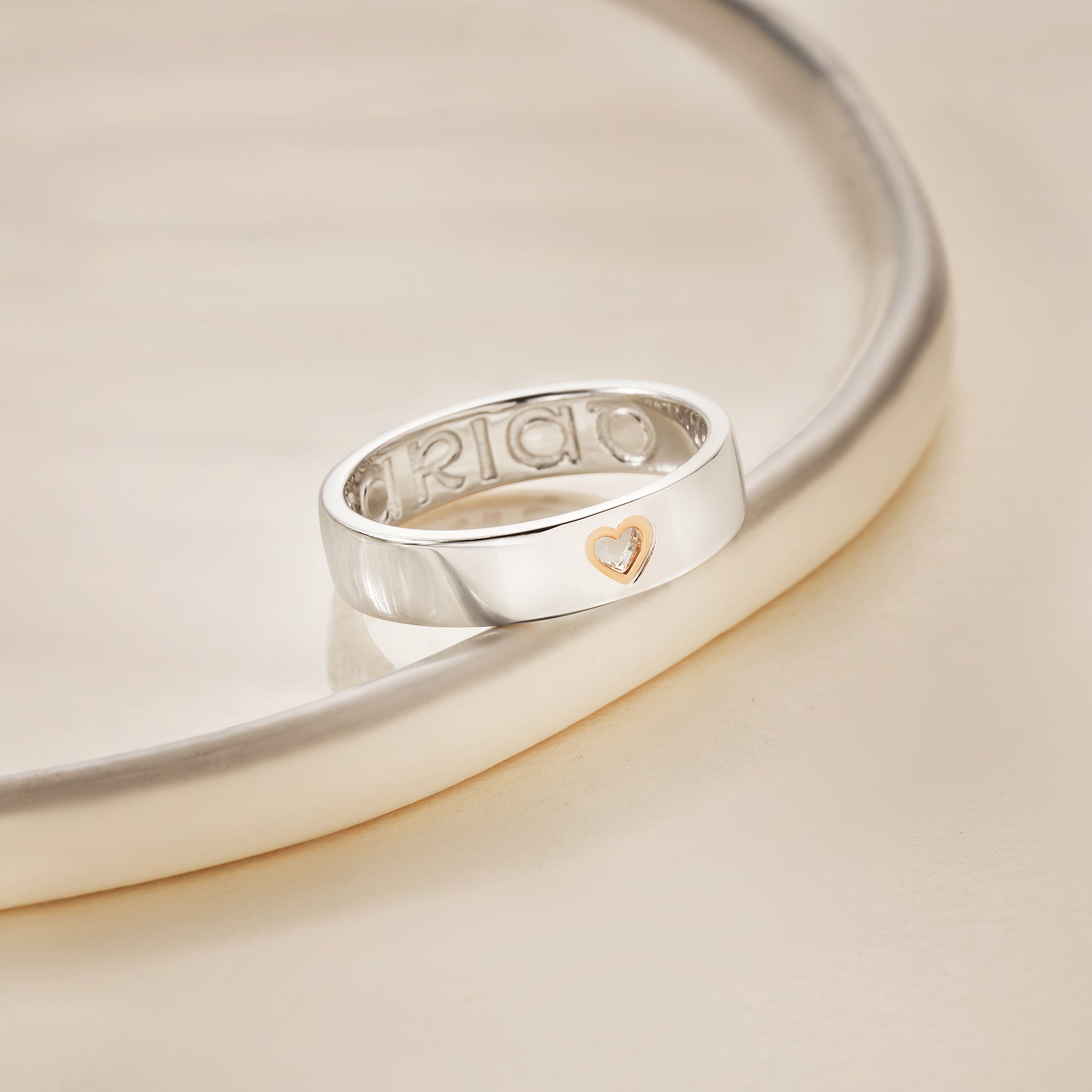 Take My Heart Wide Band Ring