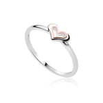 Always in My Heart Silver Stacking Ring