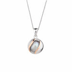 Salacia Silver Oyster Pendant with Pearl
