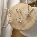 Tree of Life® Silver Cross Pendant