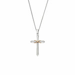 Infinity Silver Cross Pendant