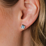 Kensington Love Story Silver Stud Earrings