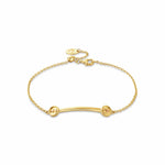 Insignia 9ct Solid Gold Curve Bracelet