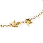 Ivy Leaf Gold Bracelet