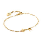 Ivy Leaf Gold Bracelet