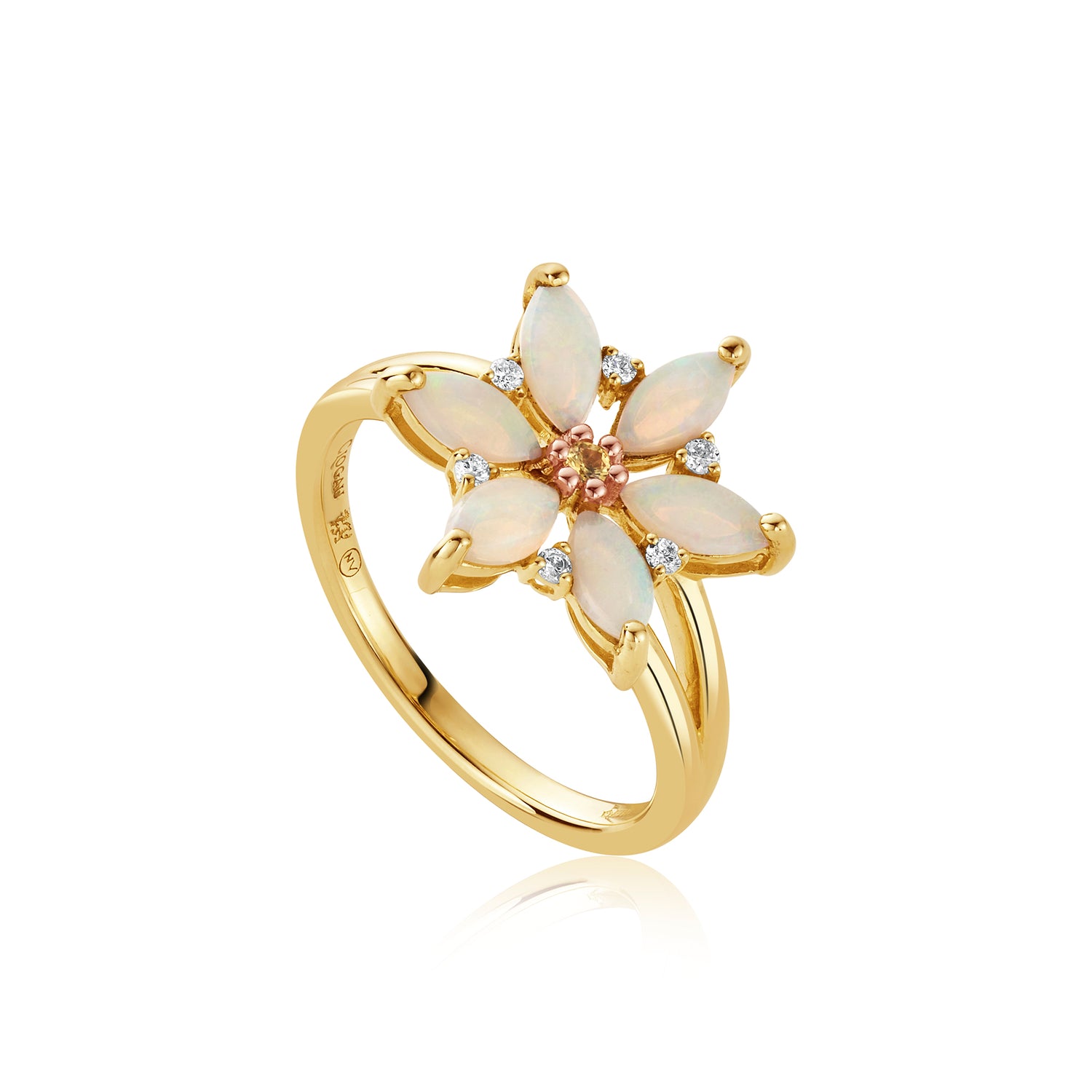 Snowdon Lily Opal Ring – Clogau Outlet1