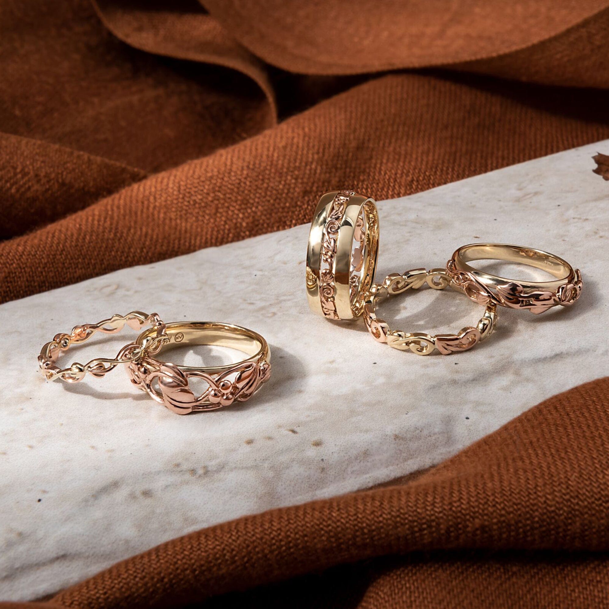 9ct Yellow Gold Tree of Life Ring Clogau Outlet