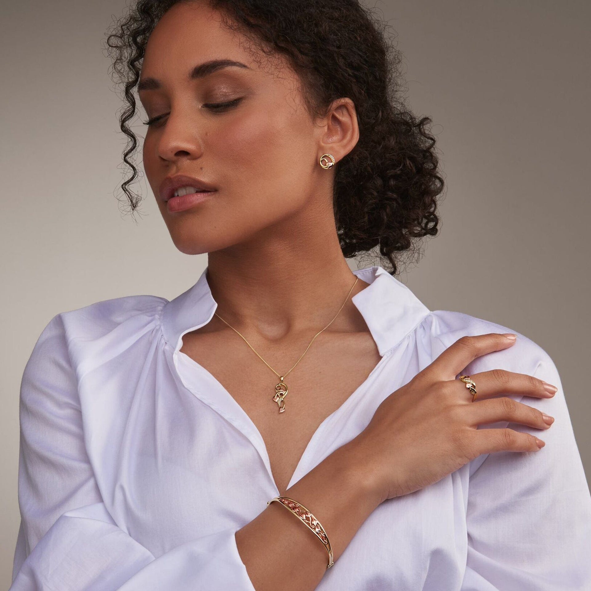 Tree of Life® Gold and Diamond Vine Pendant