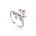 Awelon Silver and Peridot Ring