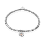 Daisy Silver Affinity Bead Bracelet