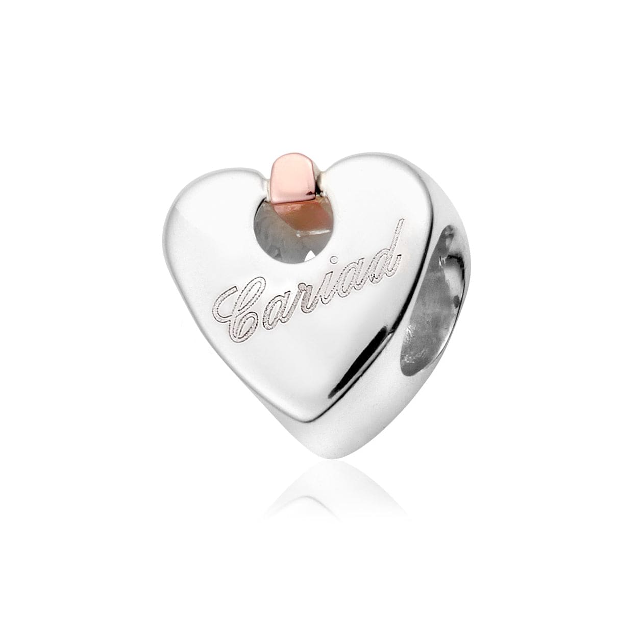 Silver Cariad® Milestones Bead Charm