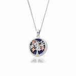 Tree of Life® Silver and Lapis Lazuli Circle Pendant