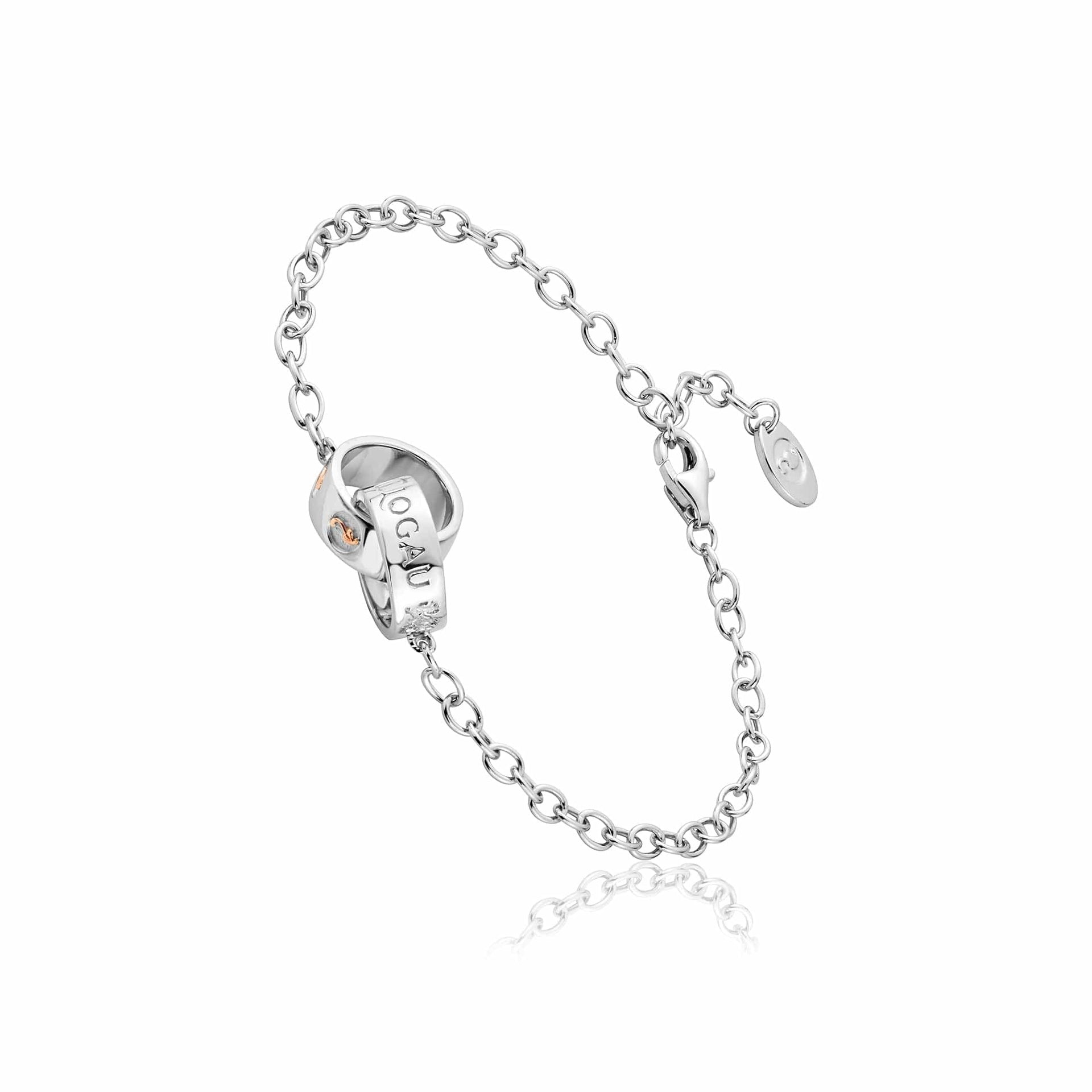 Tree of Life® Insignia Silver Linked Ring Bracelet
