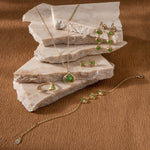 Ivy Leaf Gold and Green Jasper Ring